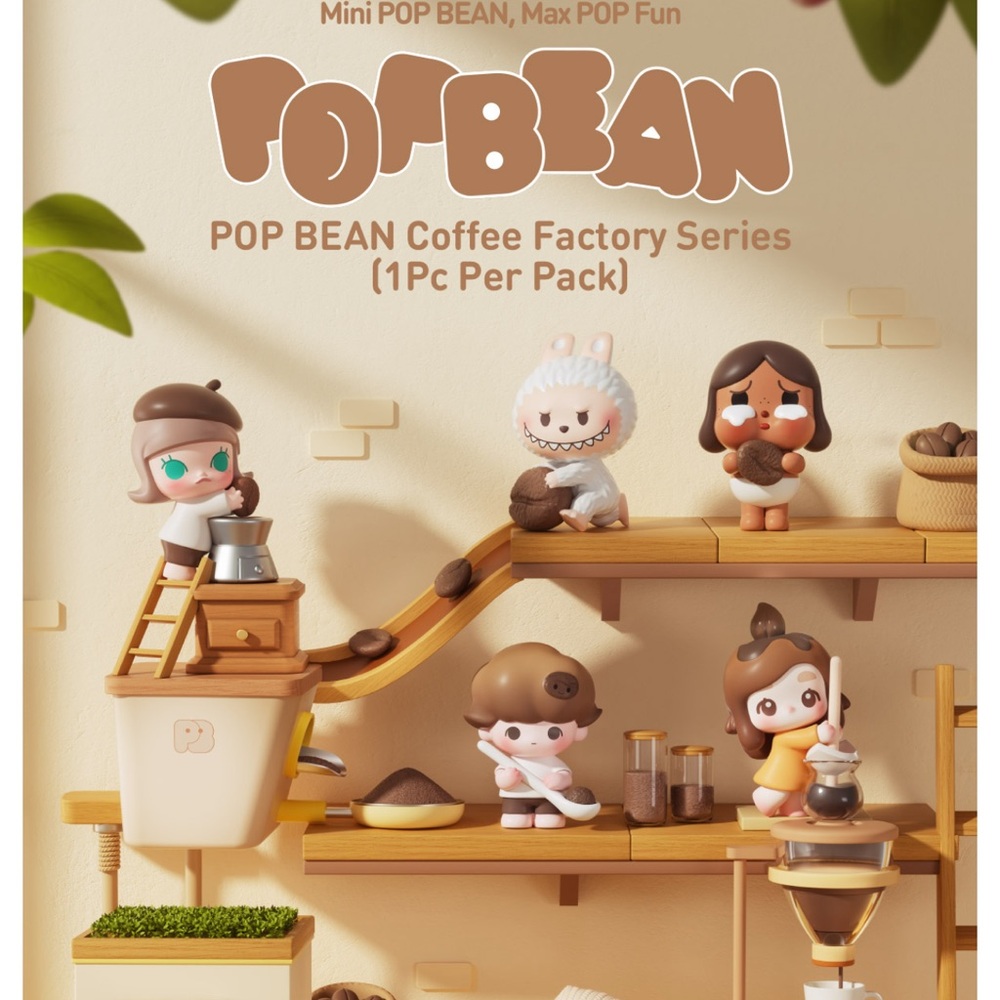 POP MART POP BEAN Coffee Factory Series
Bean Figures (Lot of 2) βπ€: - Picture 2 of 13